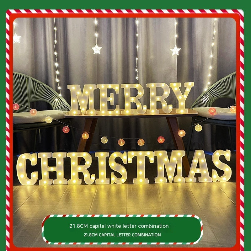 LED Merry Christmas Letter Lights