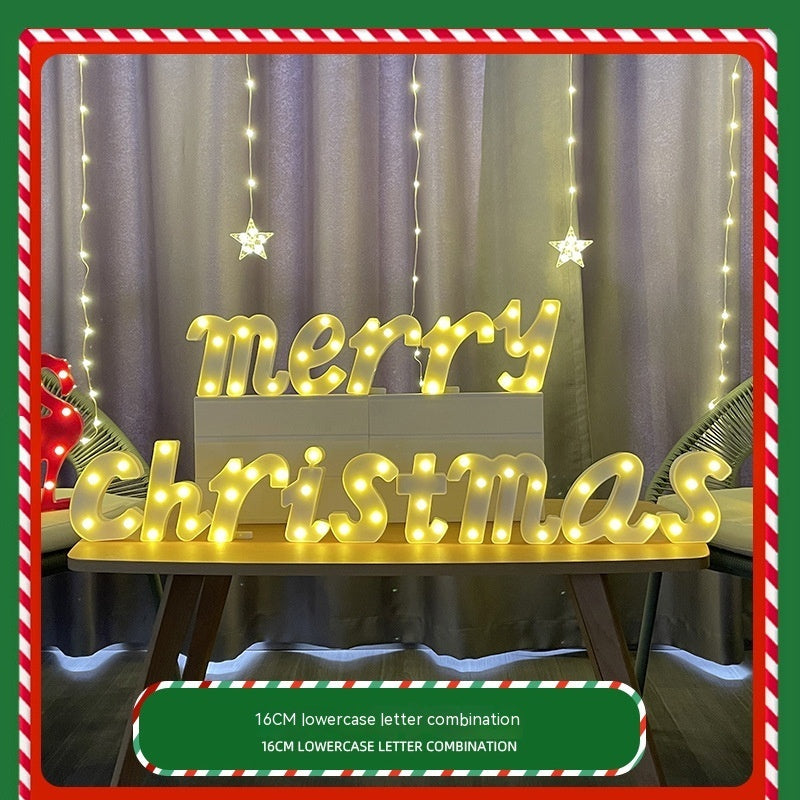 LED Merry Christmas Letter Lights
