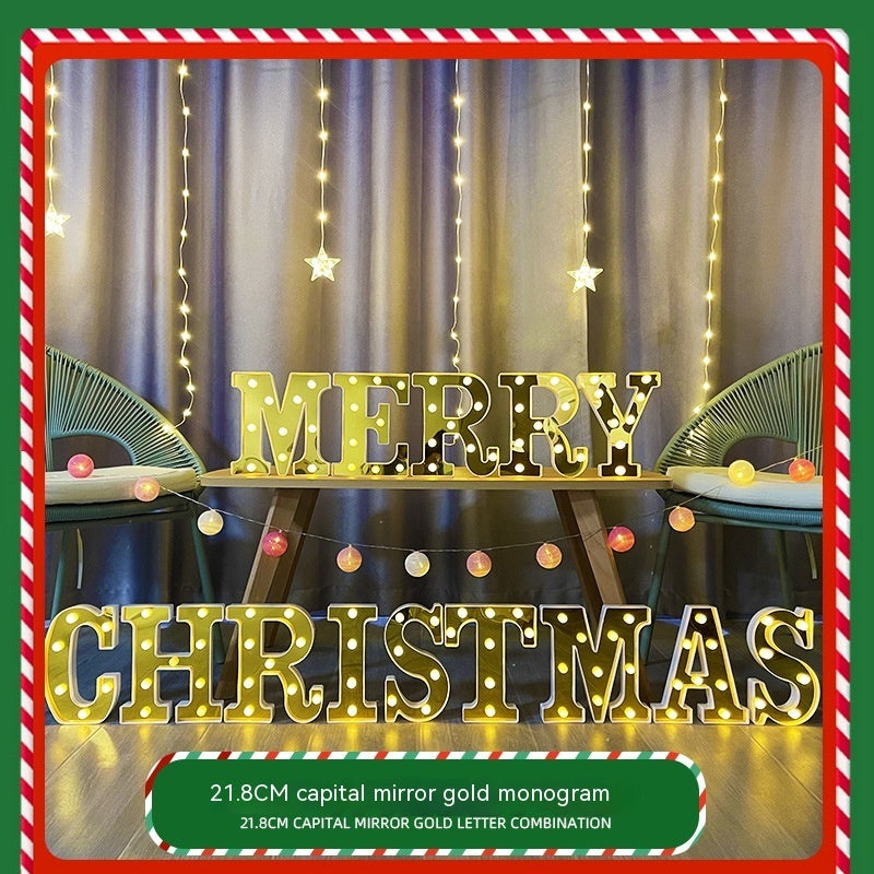 LED Merry Christmas Letter Lights