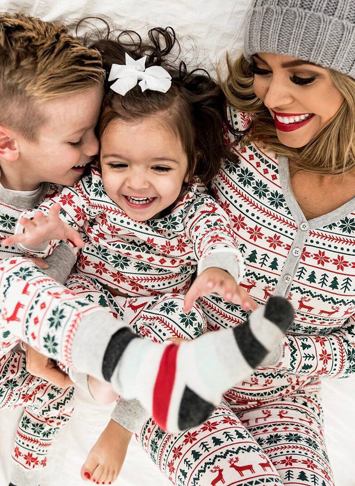 Plaid Patchwork Christmas Outfits for Families