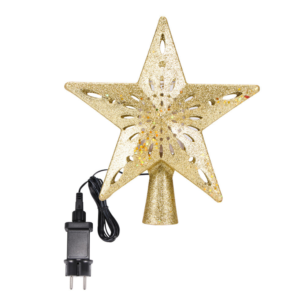 LED Star Snowflake Tree Top Projector