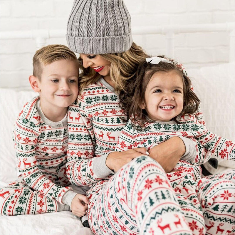 Plaid Patchwork Christmas Outfits for Families