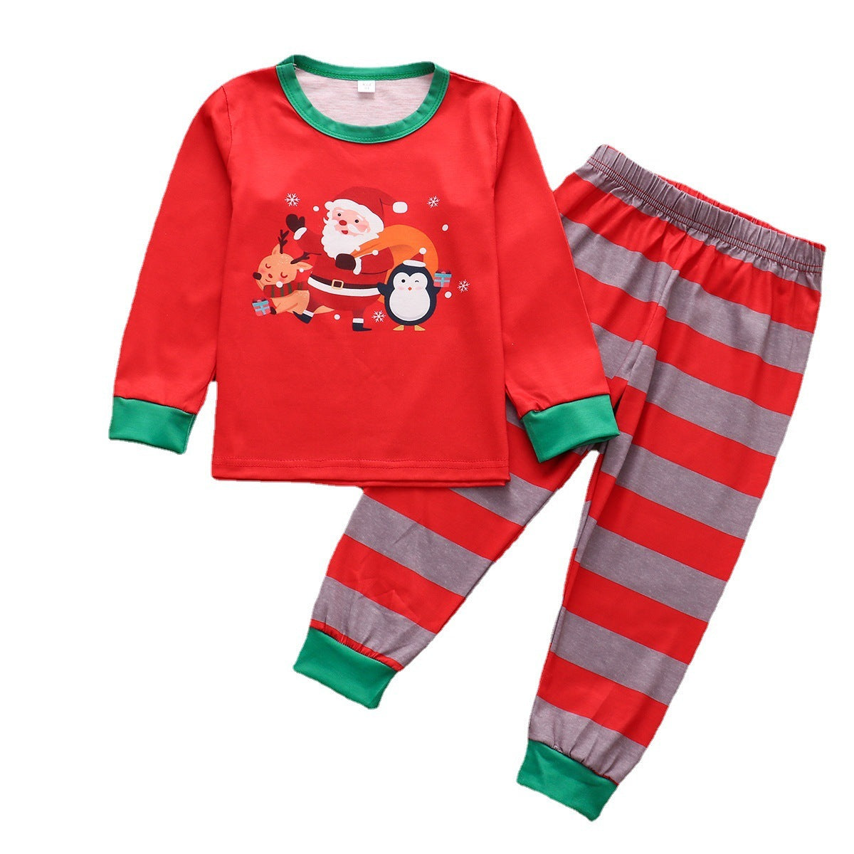 Cartoon Christmas Parent-Child Home Clothes
