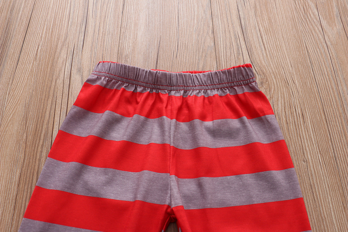 Cartoon Christmas Parent-Child Home Clothes