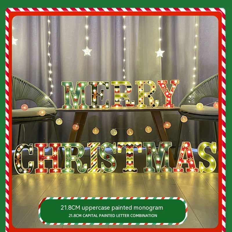 LED Merry Christmas Letter Lights