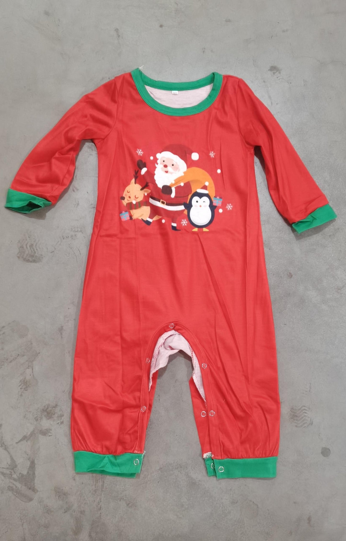 Cartoon Christmas Parent-Child Home Clothes