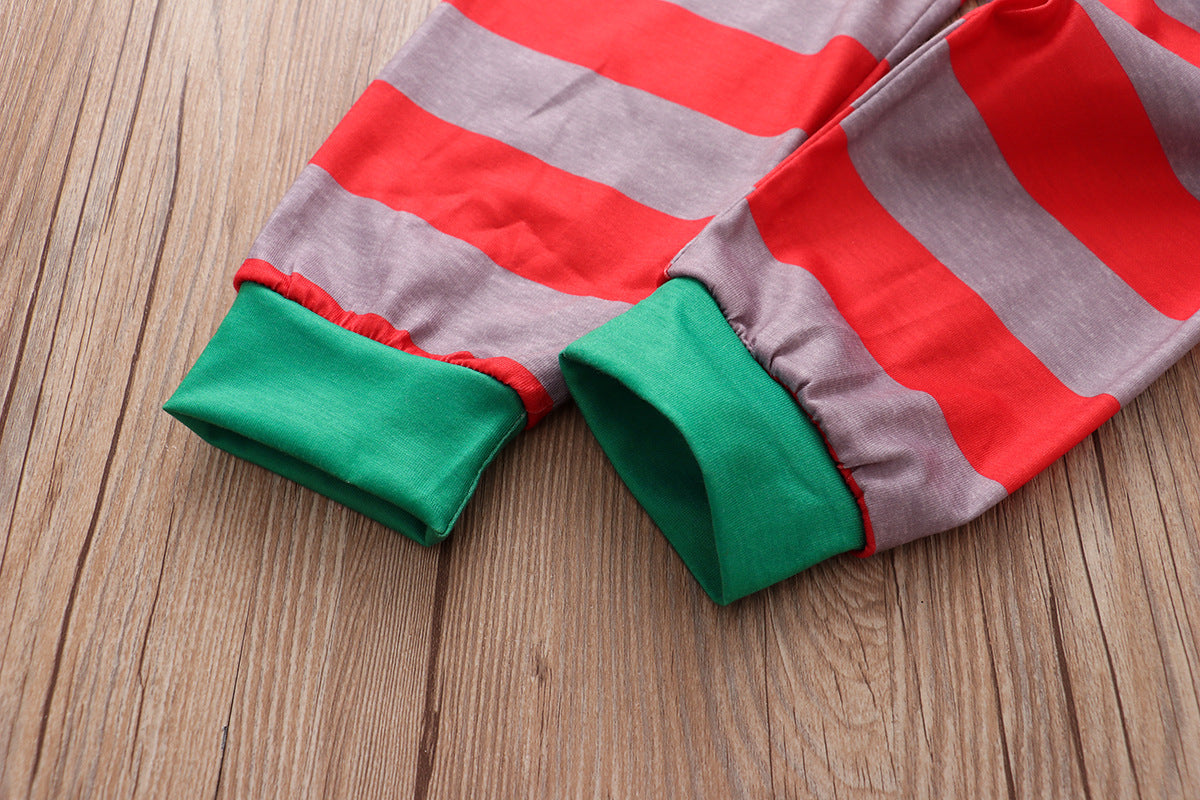 Cartoon Christmas Parent-Child Home Clothes