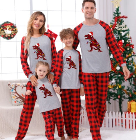 Cozy Plaid Patchwork Christmas Matching Outfits