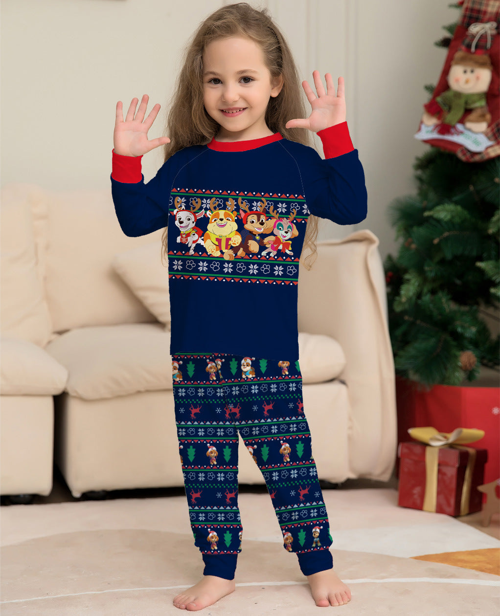 Holiday Deer Print Pajamas for Families