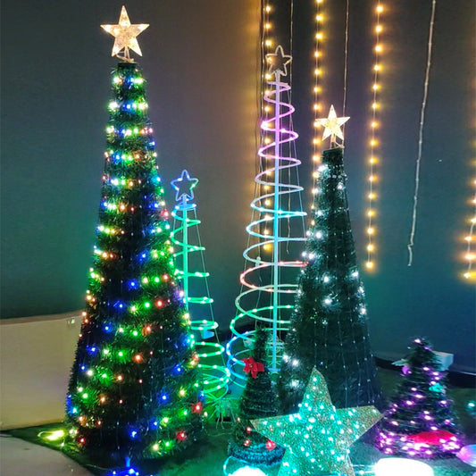 Multi-Function LED Christmas Tree Lights