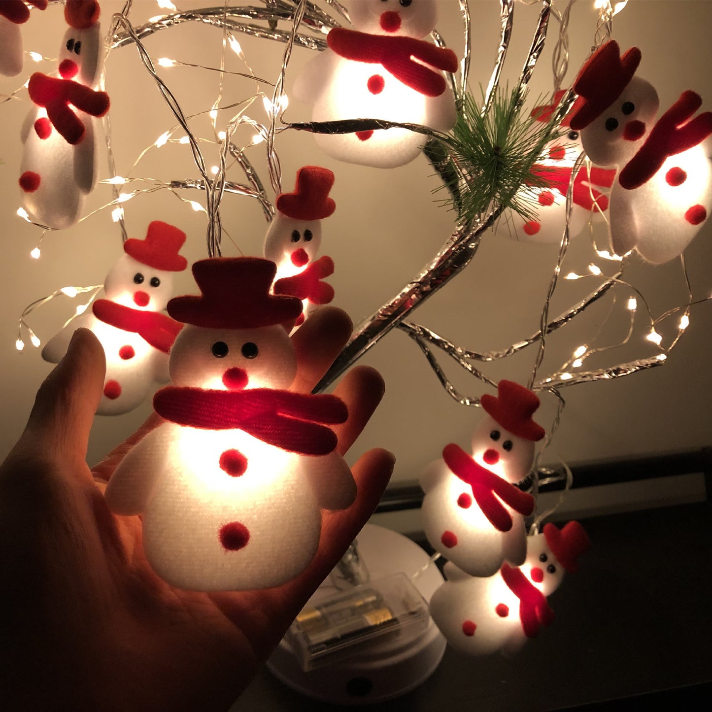 Snowman LED String Lights