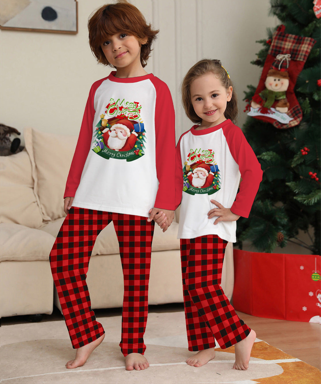Christmas   Plaid Pajama Set for the Whole Family
