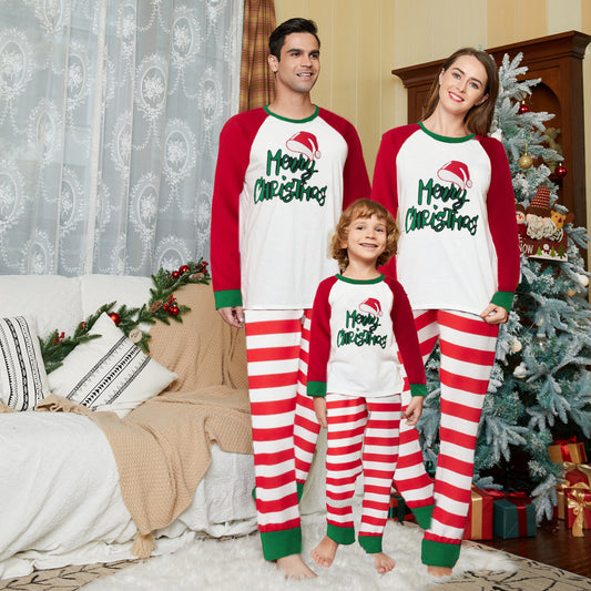 Matching Striped Christmas Pajamas
