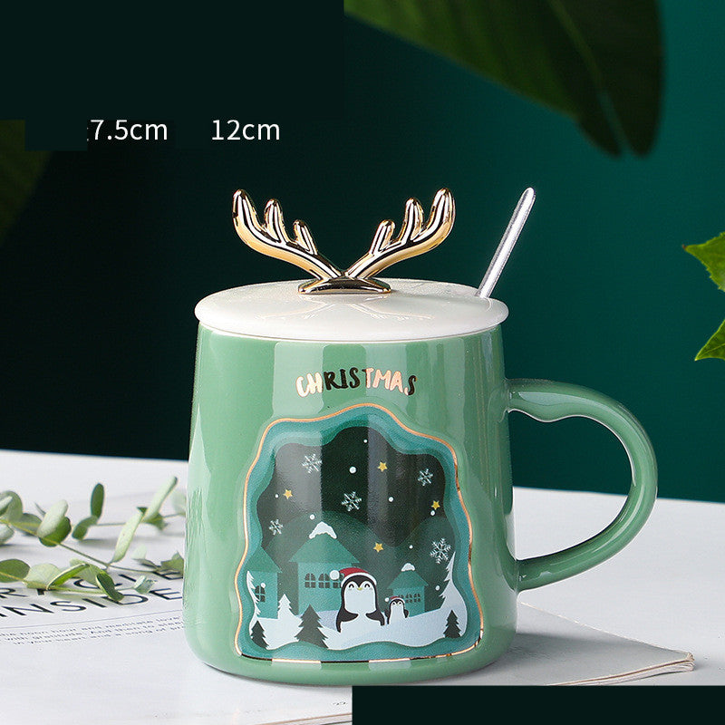 Merry Sips Ceramic Mug Set