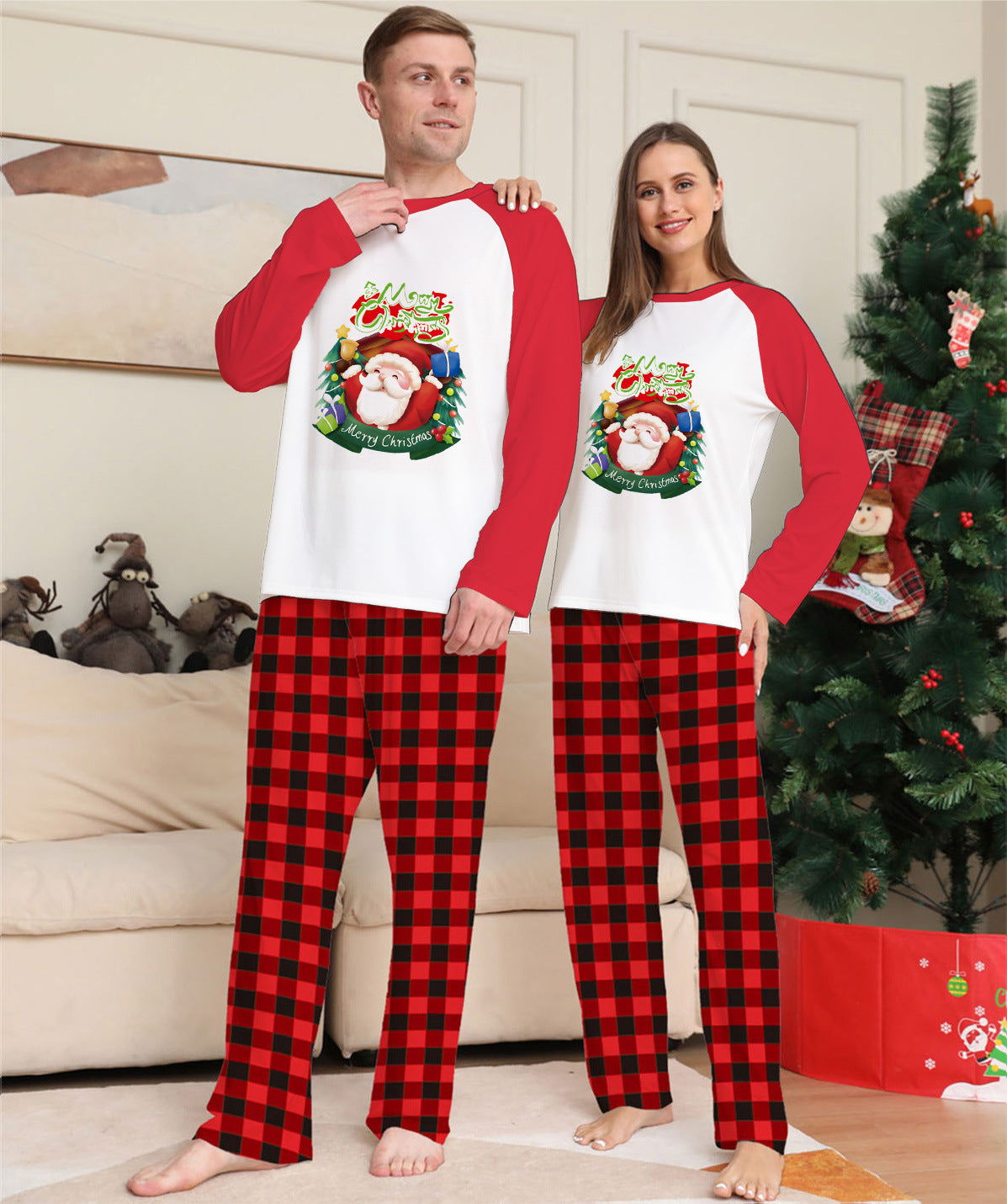 Christmas   Plaid Pajama Set for the Whole Family