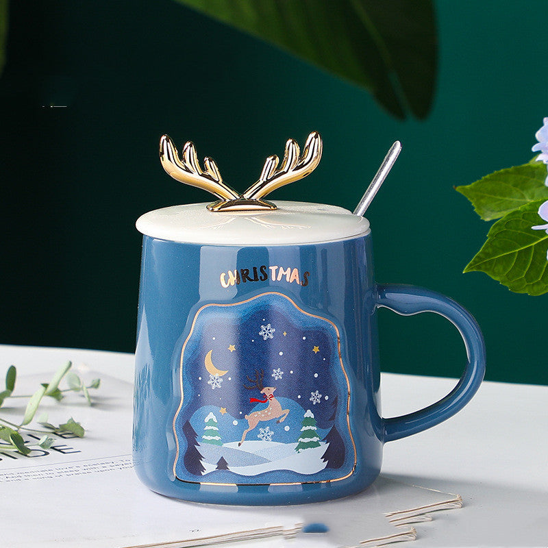 Merry Sips Ceramic Mug Set