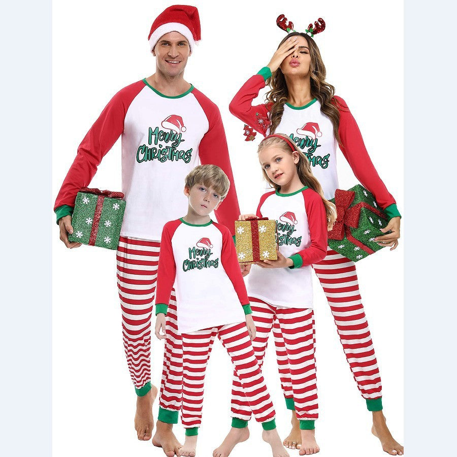 Matching Striped Christmas Pajamas