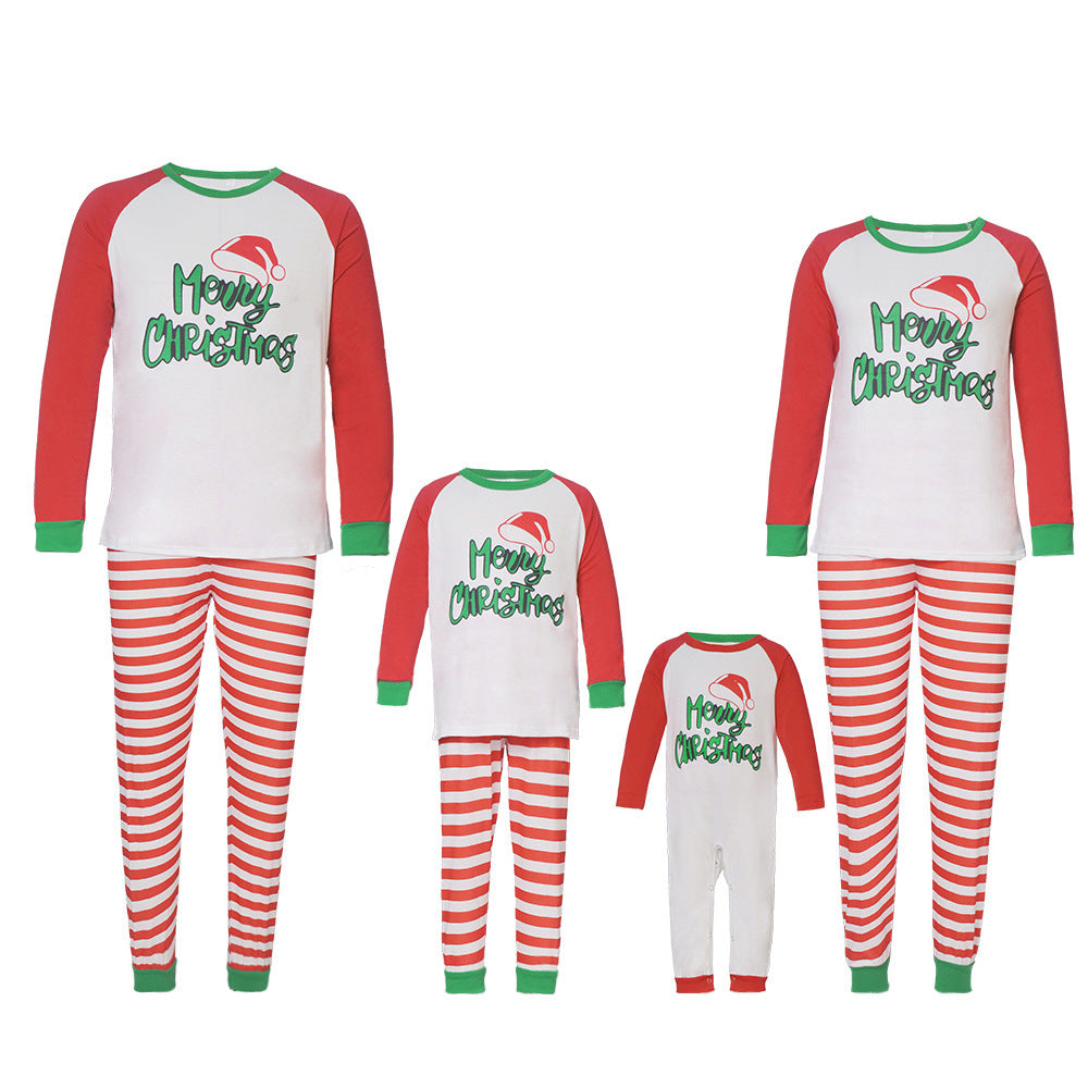 Matching Striped Christmas Pajamas