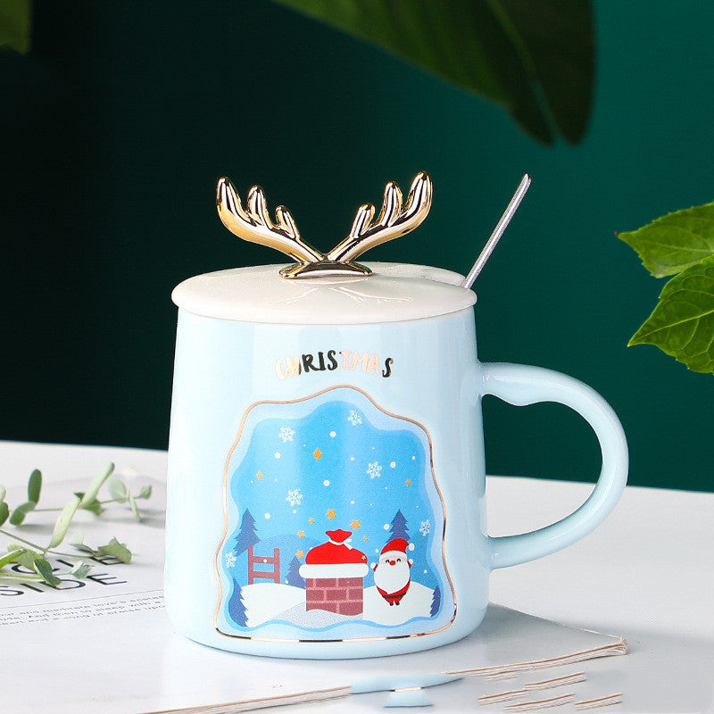 Merry Sips Ceramic Mug Set