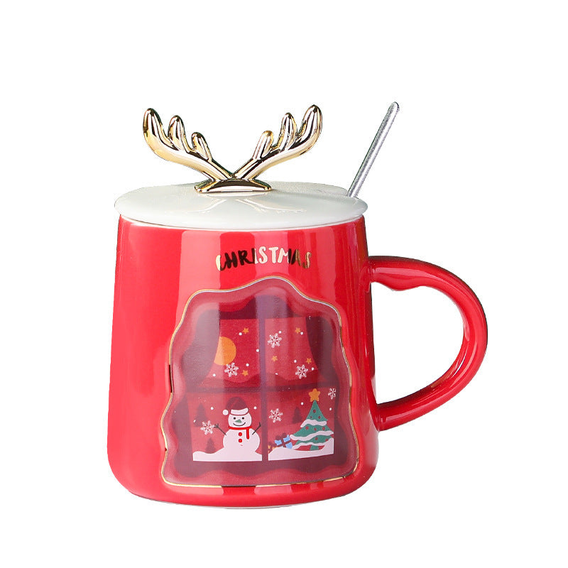 Merry Sips Ceramic Mug Set