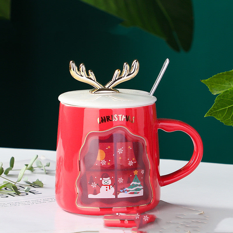Merry Sips Ceramic Mug Set